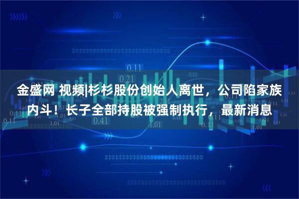 金盛网 视频|杉杉股份创始人离世，公司陷家族内斗！长子全部持股被强制执行，最新消息